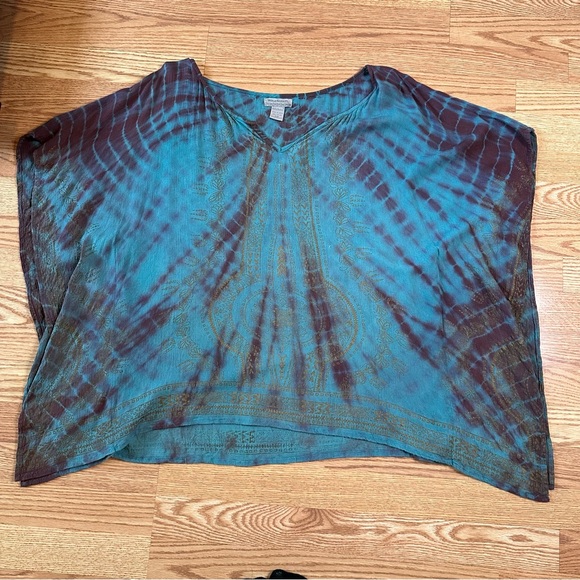 World market tie dye top size S/M - Picture 2 of 3
